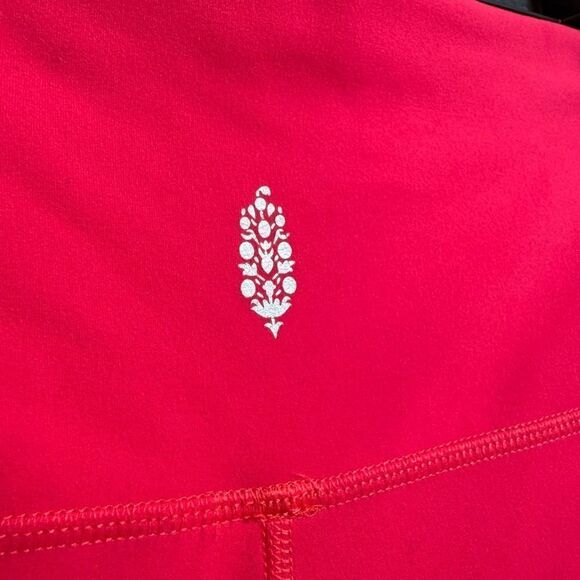 Free People Movement Never Better Coral Pink Leggings Electric Sunset XS - Picture 5 of 9